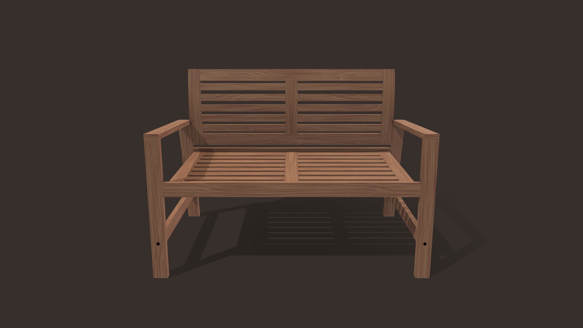 Street Bench 3d model