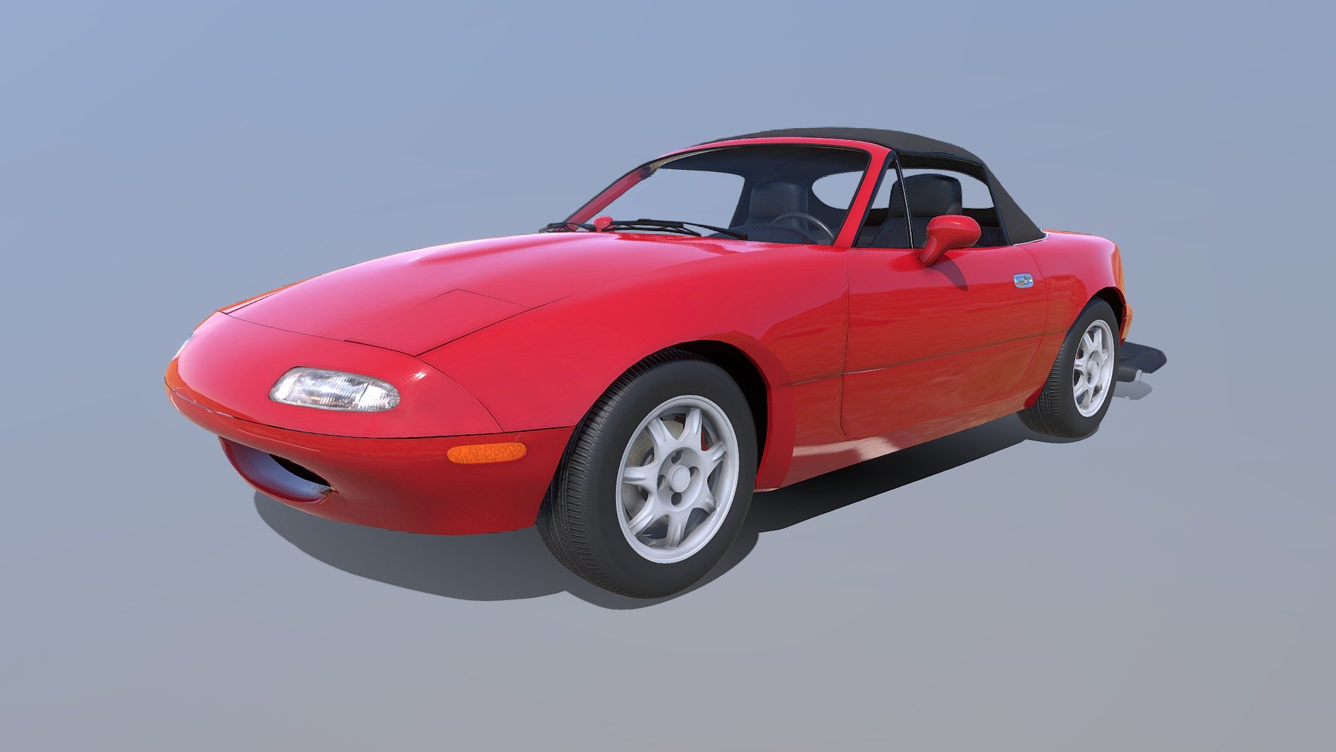 Mazda Miata MX5 1990 3d model