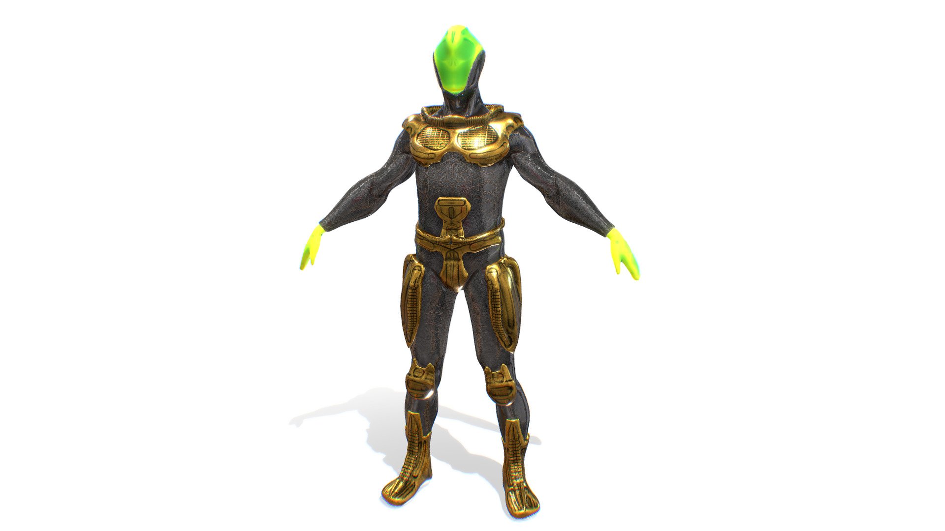 Alien God 3d model