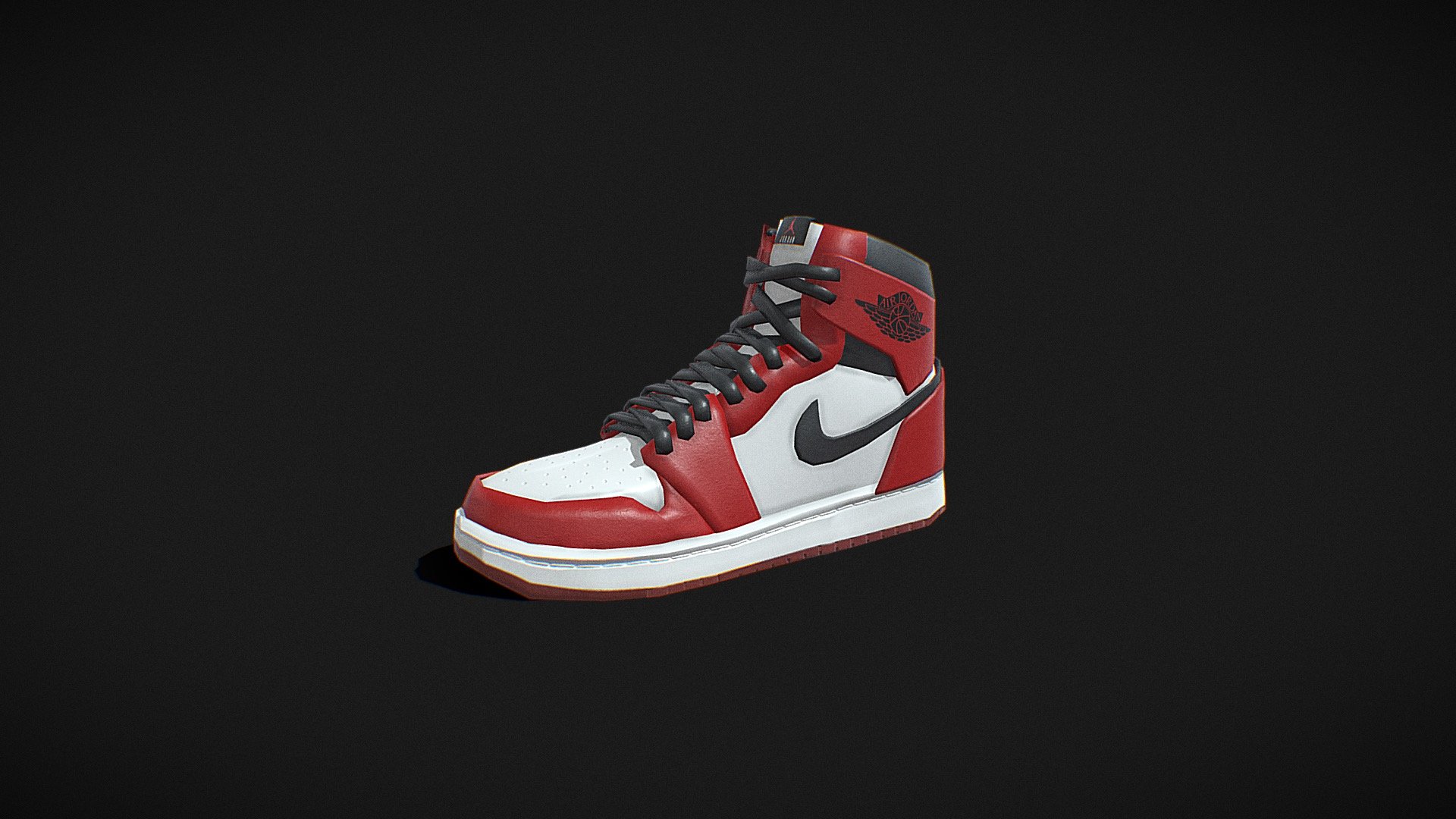 Nike jorden_gameready 3d model