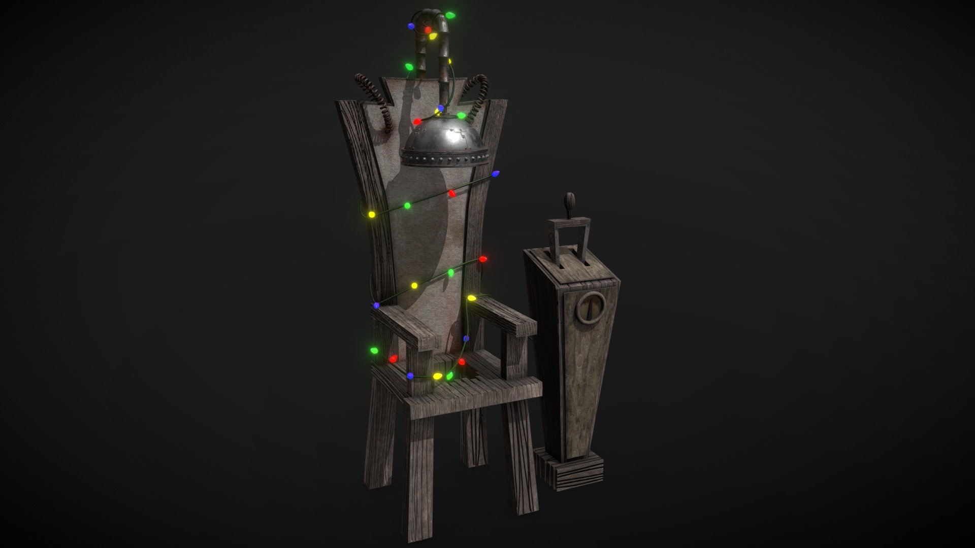 Jack Skellingtons Electric Chair 3d model