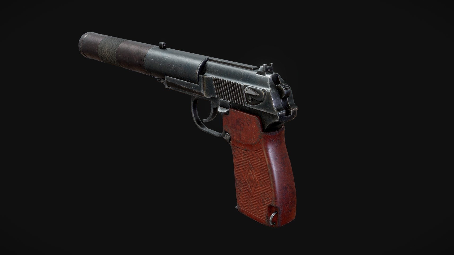 PB 6P9 (Silent Pistol) 3d model