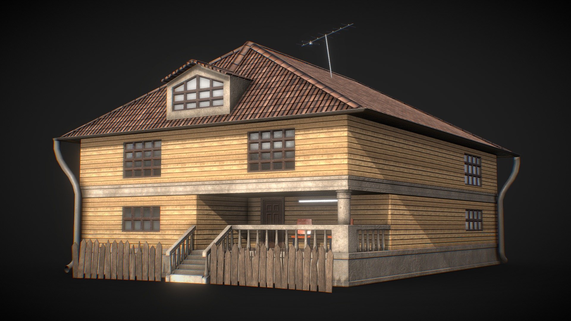 Medival House A 3d model