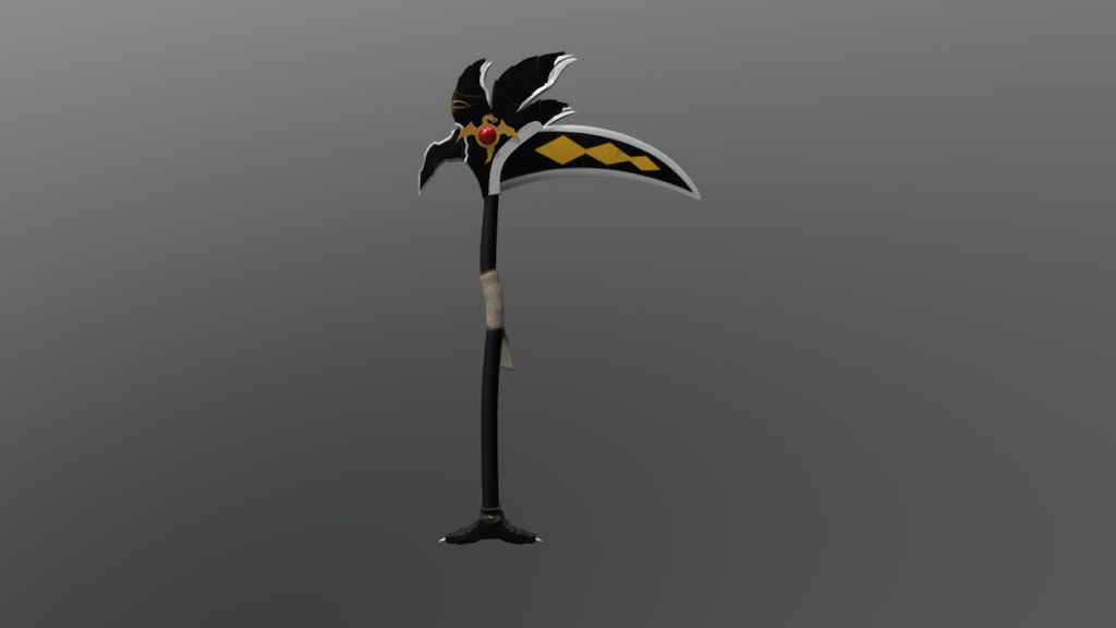 3D Scythe Weapon 3d model