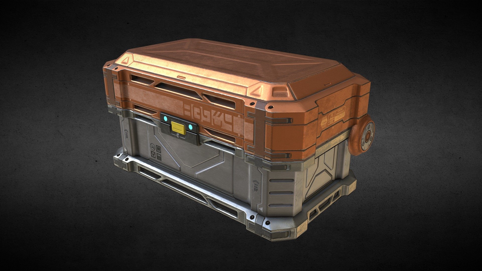 crate 3d model