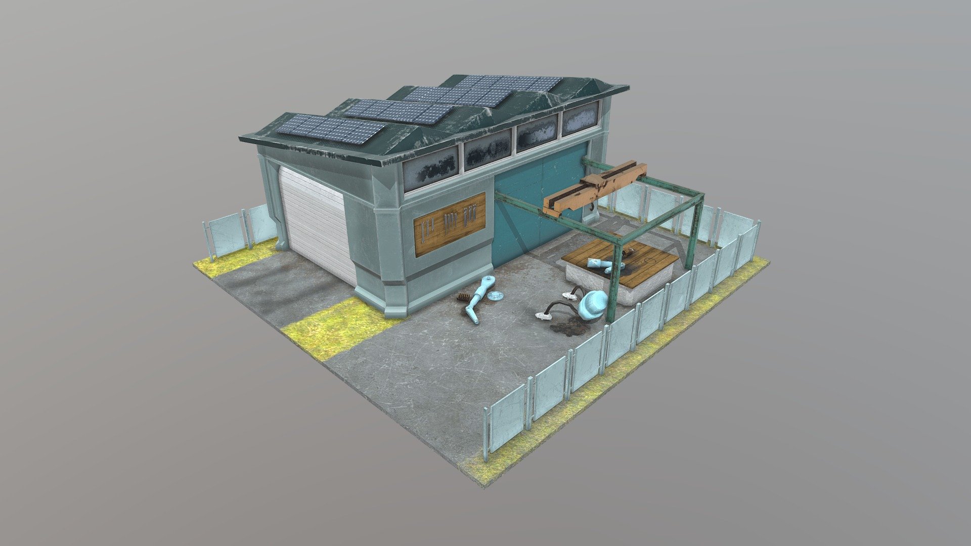 Robototechnic Garage 3d model