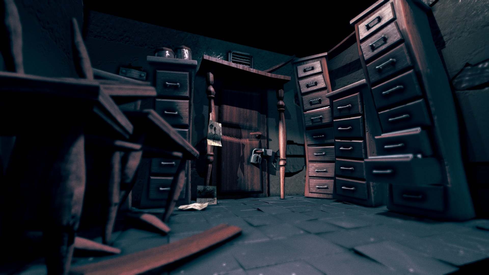 Nightmares room 3d model