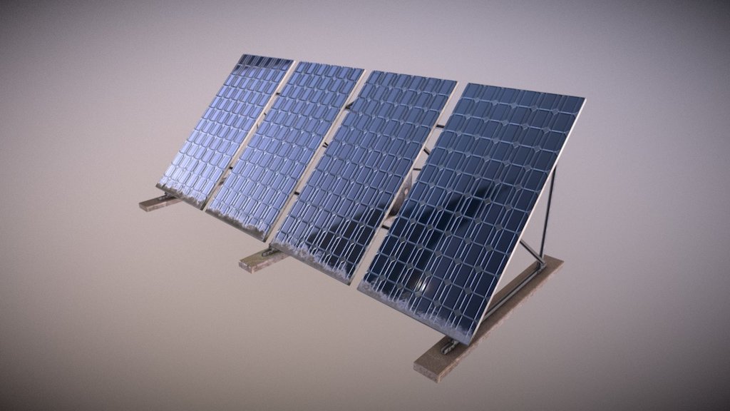 Solar Panel 3d model