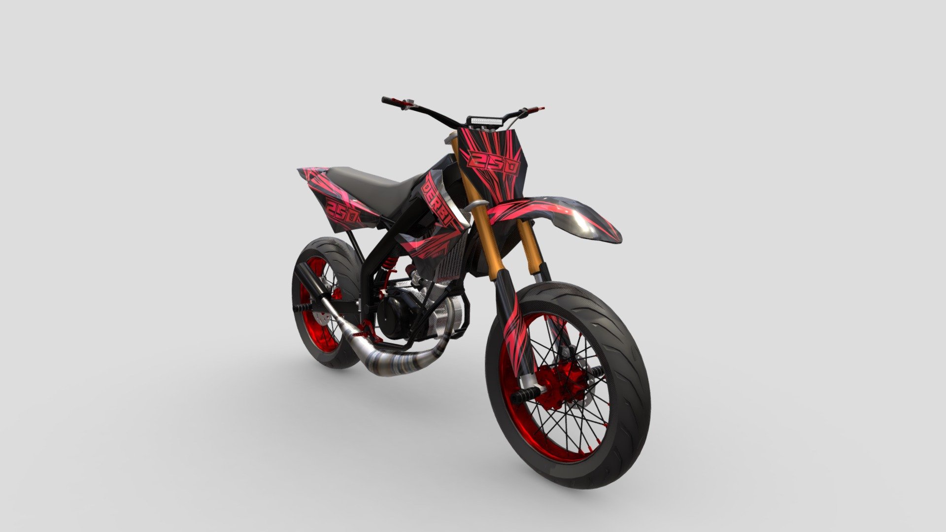 Derbi Senda 3d model