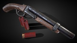 Ornate Sawn-Off Shotgun