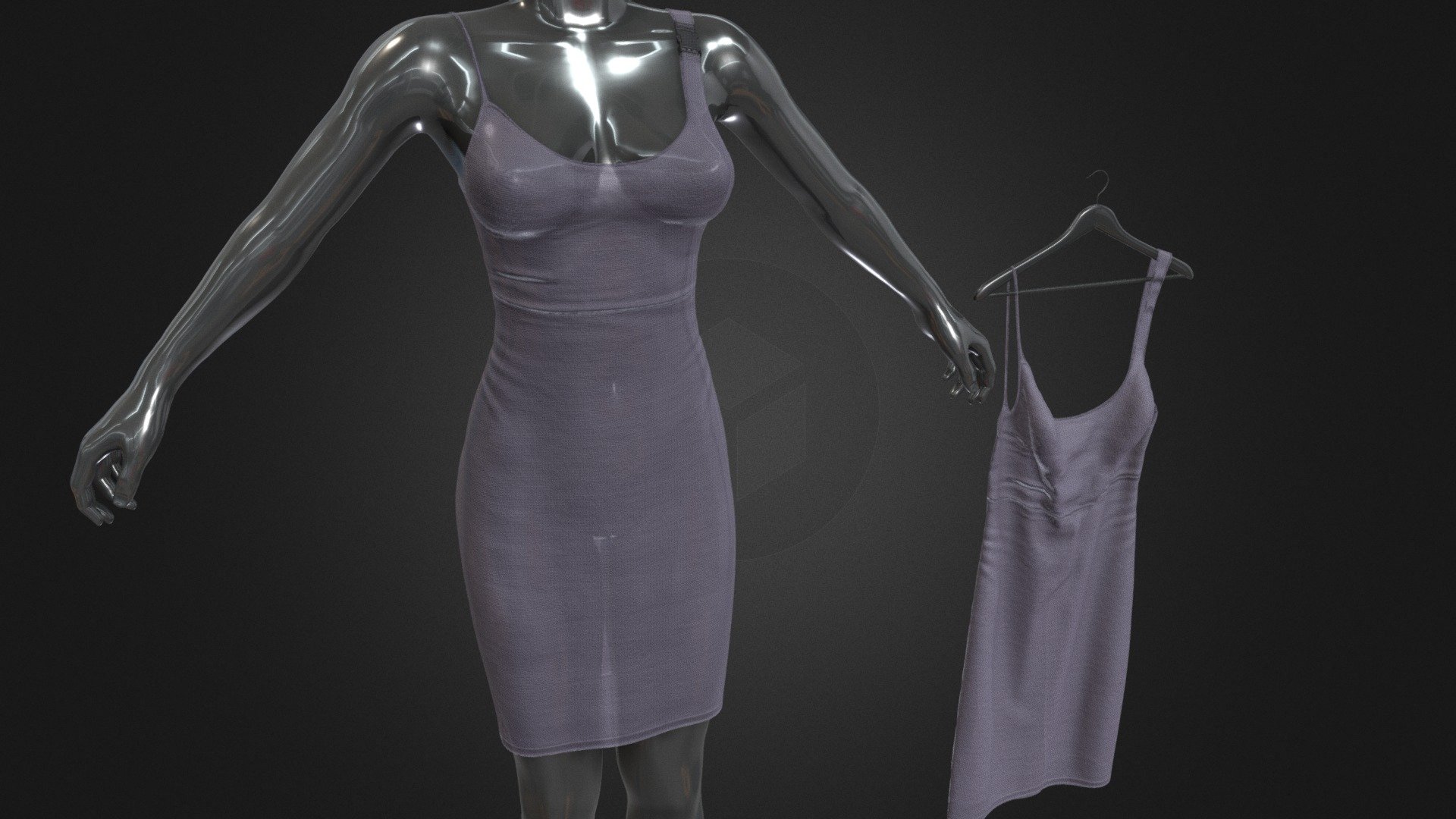 Female Dress 3d model