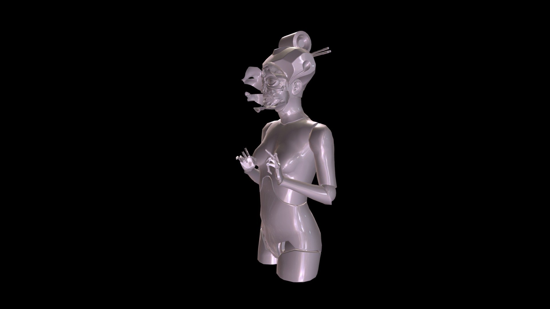 Geisha 3d model