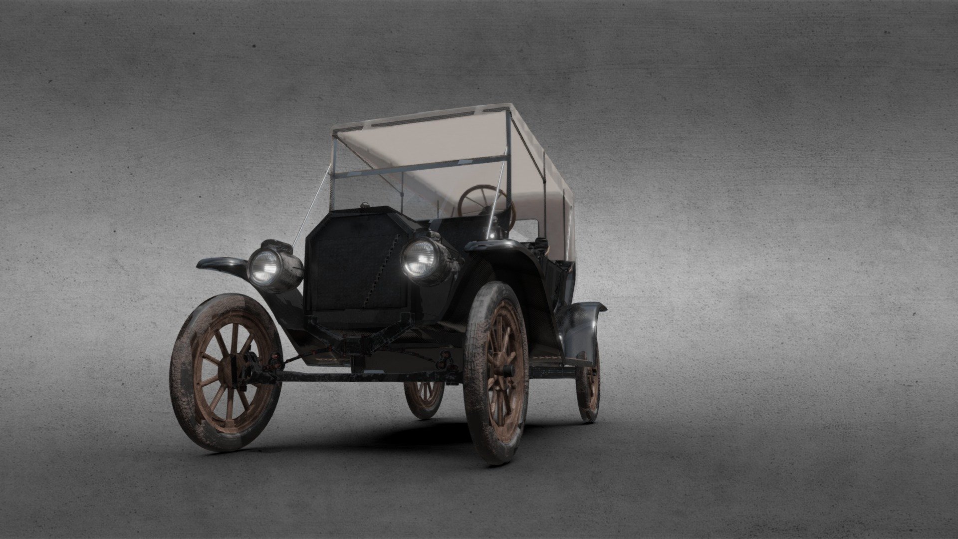 Ford T 1914 3d model