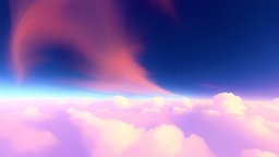 Stylized Cloudy Sky 013