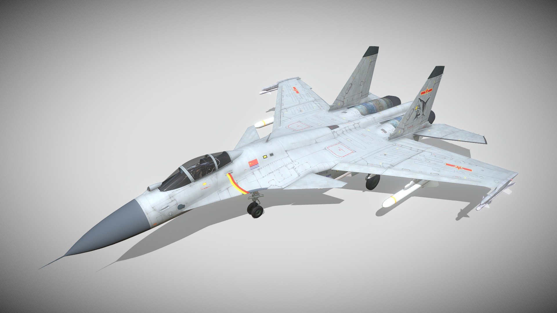 J-15 j15 fighter 3d model