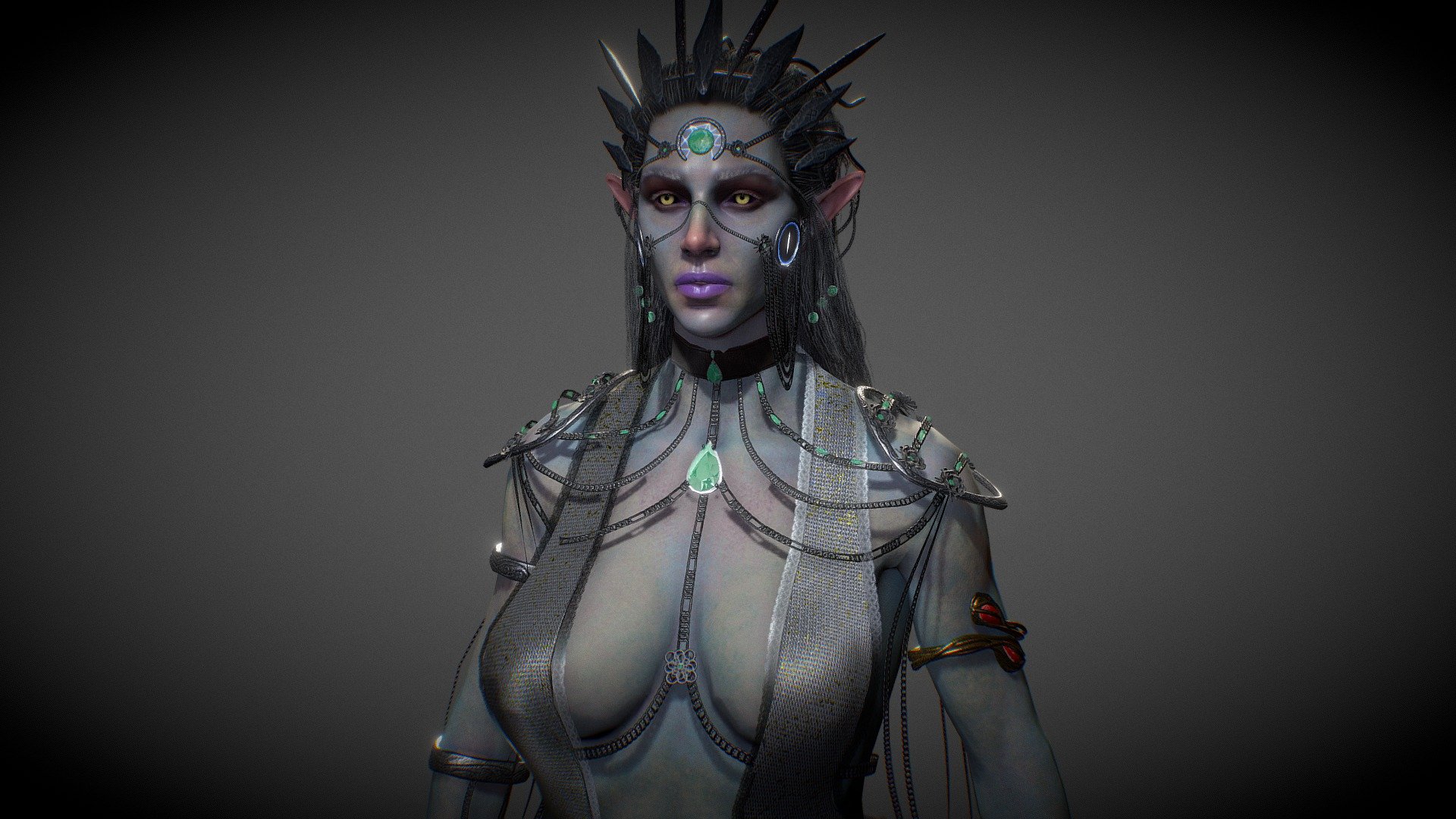 Dark Elf 3d model