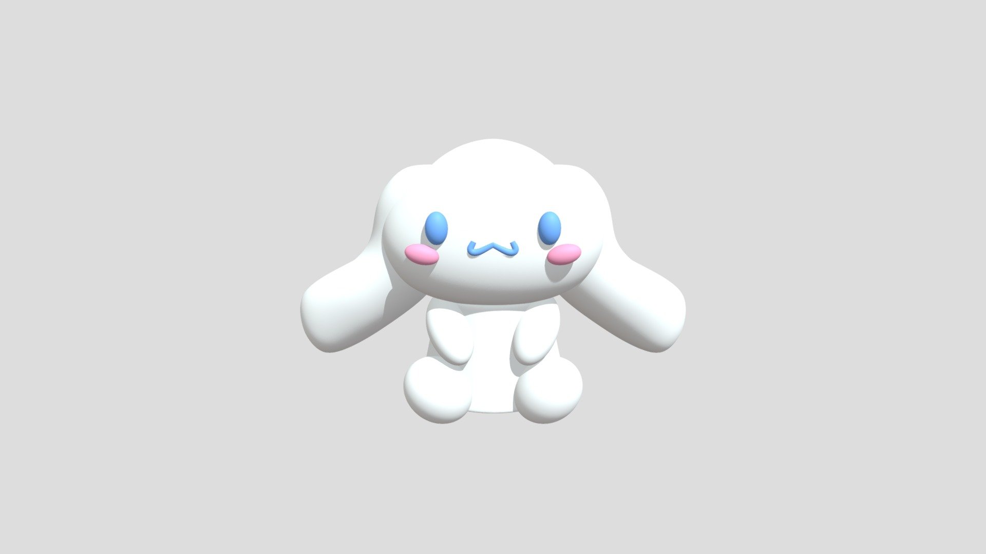 cinnamoroll 3d model