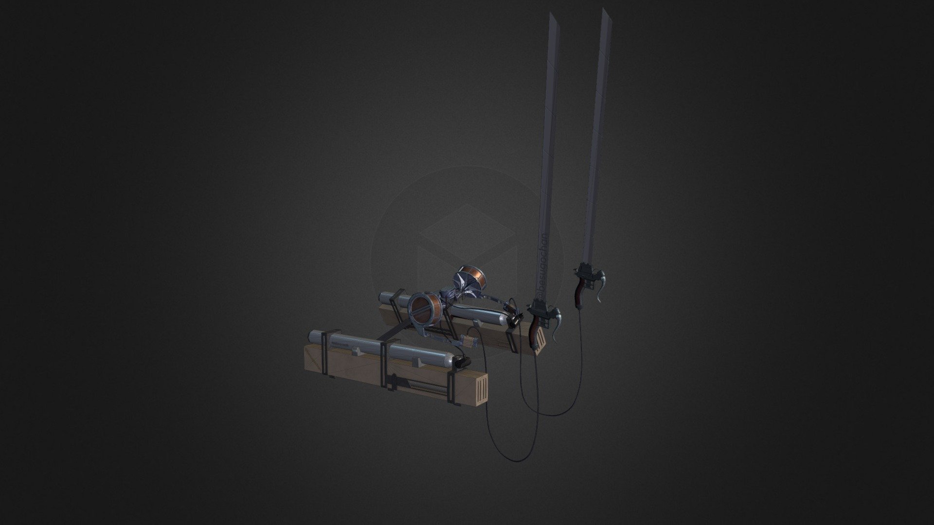 SNK 3D Maneuver Gear 3d model