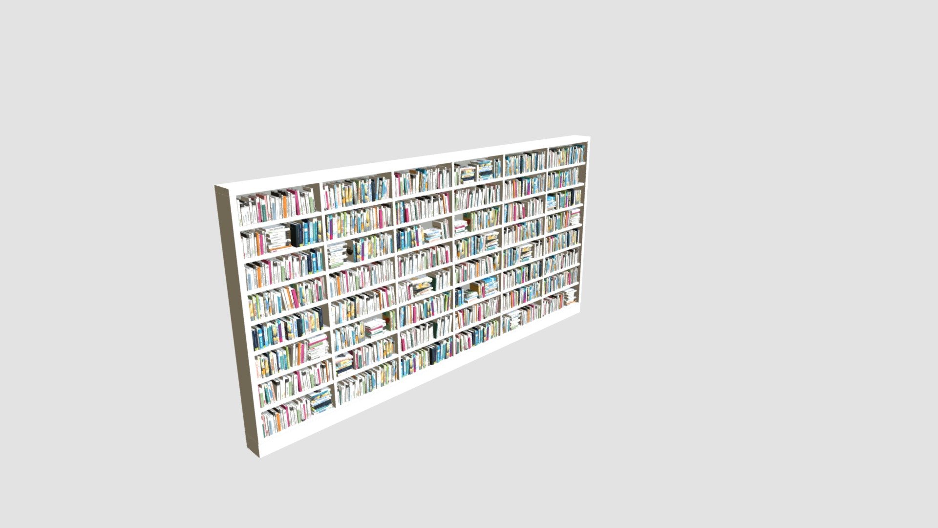 bookshelf 3d model