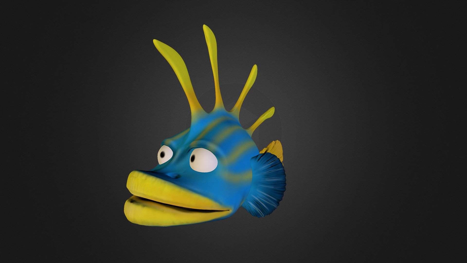 Cartoon Fish 3d model