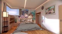 bedroom archviz