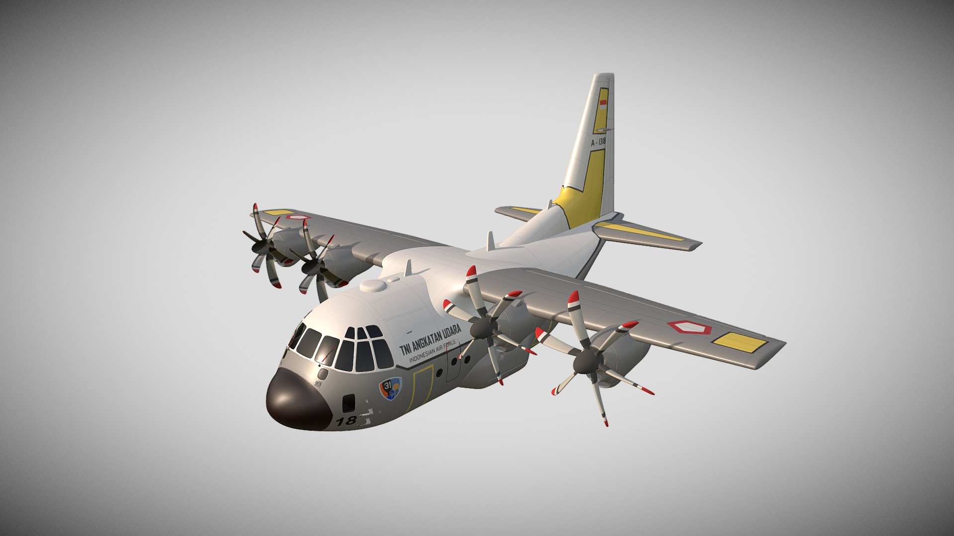 C-130J Mini 3d model