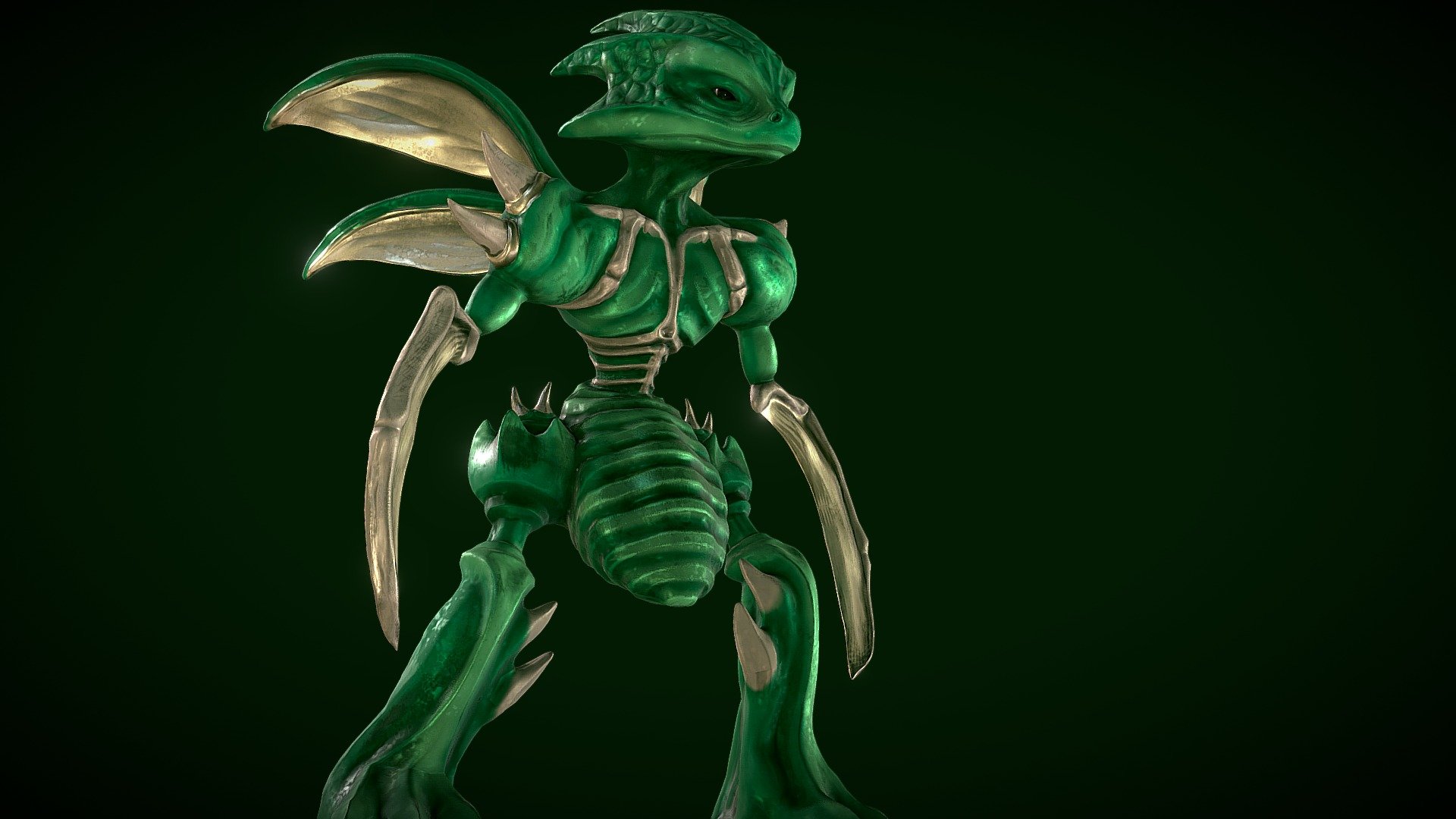 Scyther 3d model