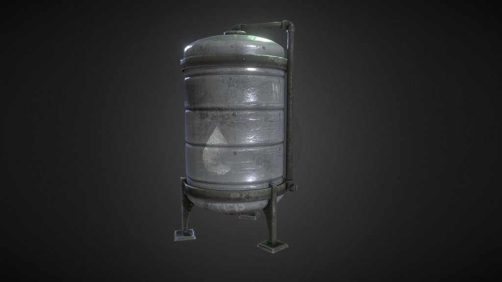 Water Tank 3d model