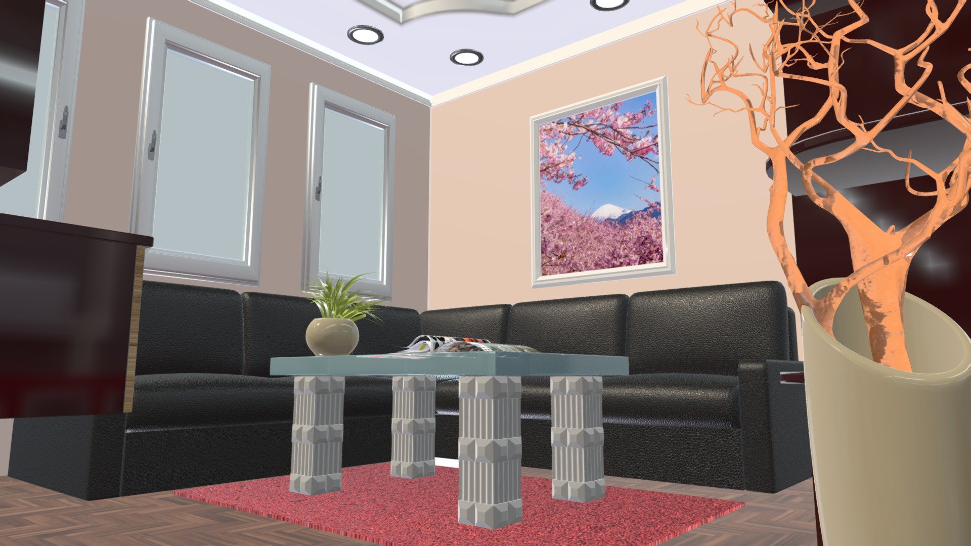 Living Room 3d model