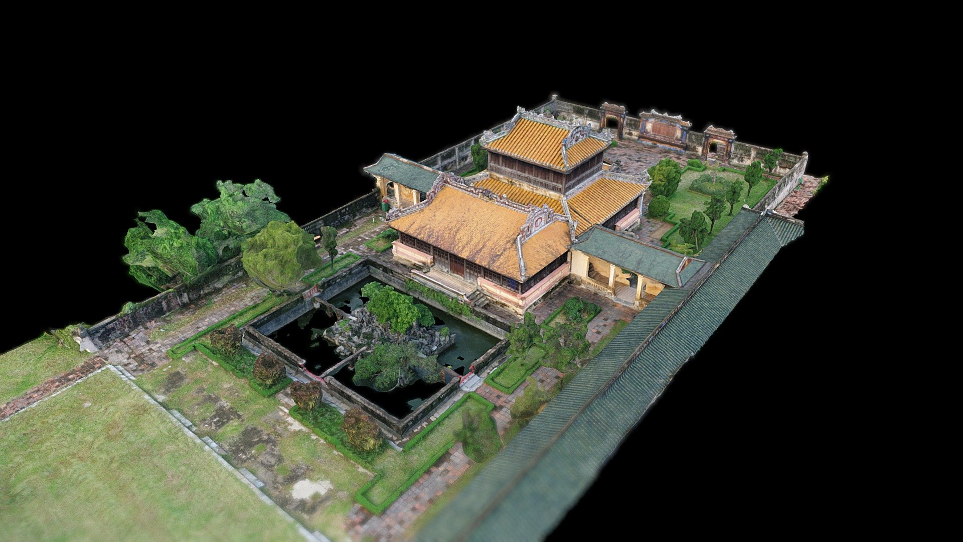 Thái Bình Lâu 3d model