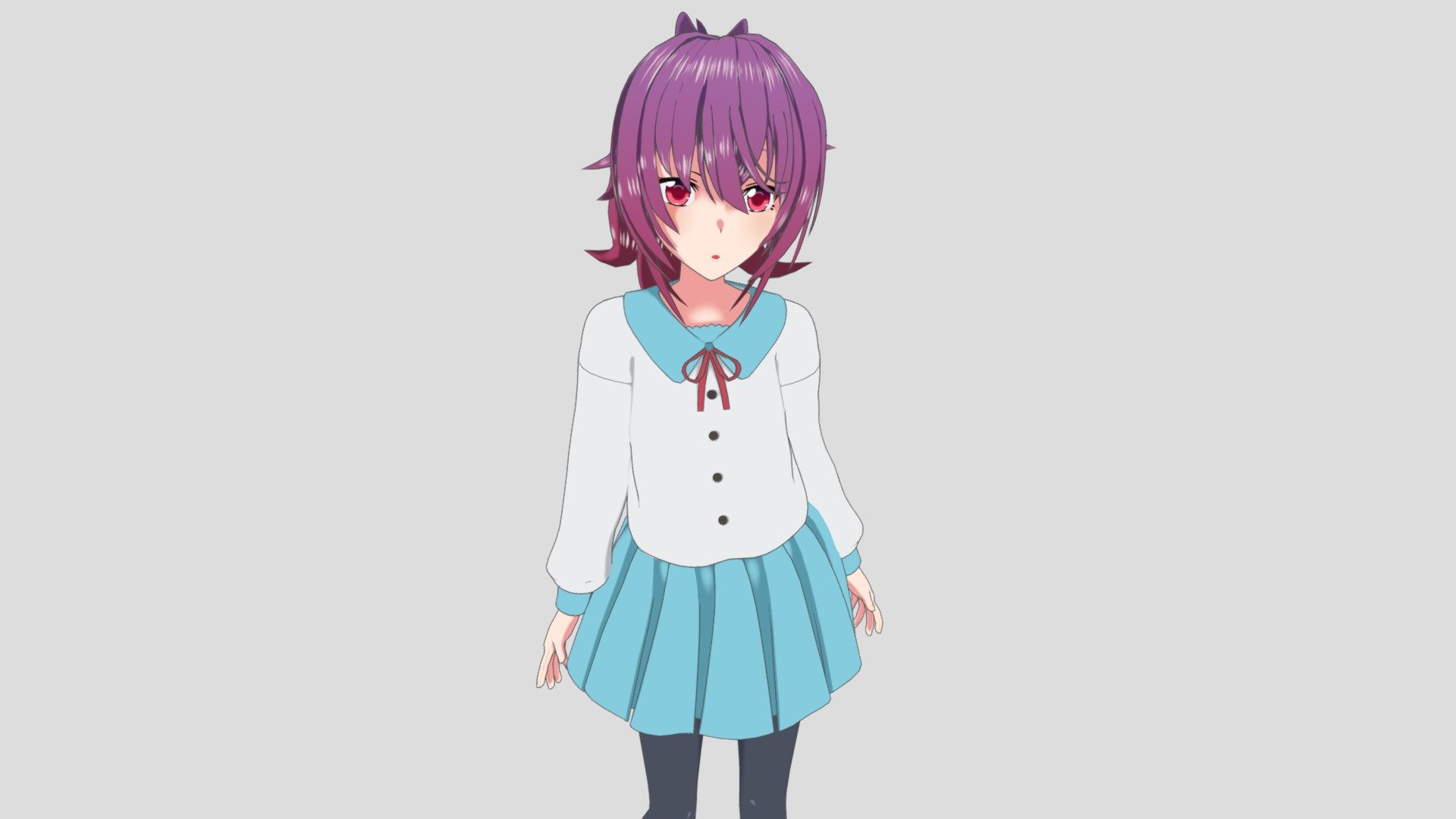 《妙廟美少女 》蒼葉海月 Kurage Aoba 3d model