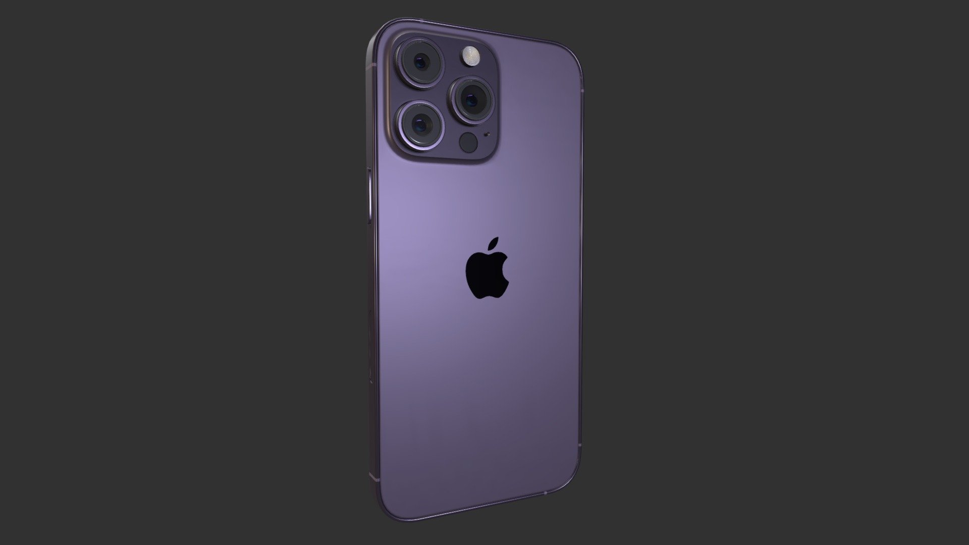 iPhone 14 Pro Max Deep Purple 2022 3d model