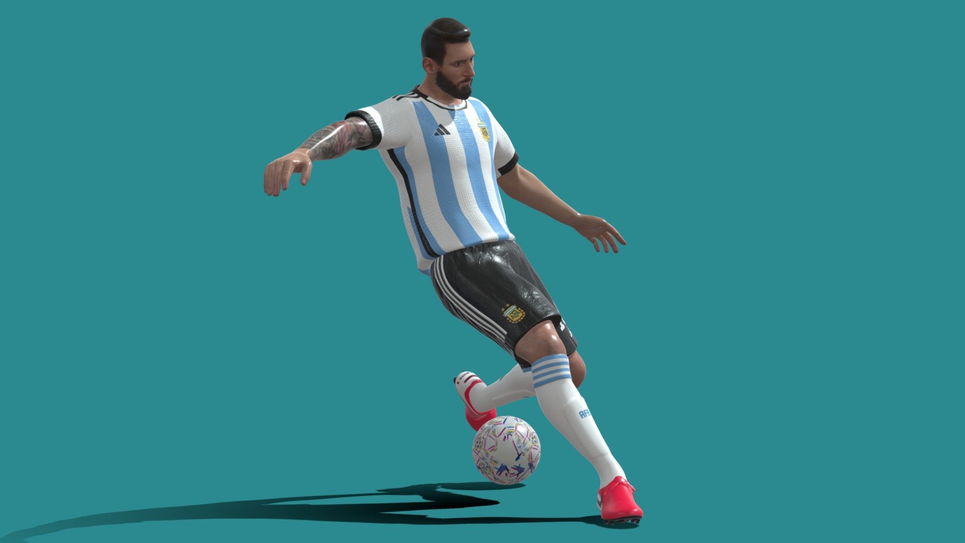 3D Print Lionel Messi Argentina 3d model