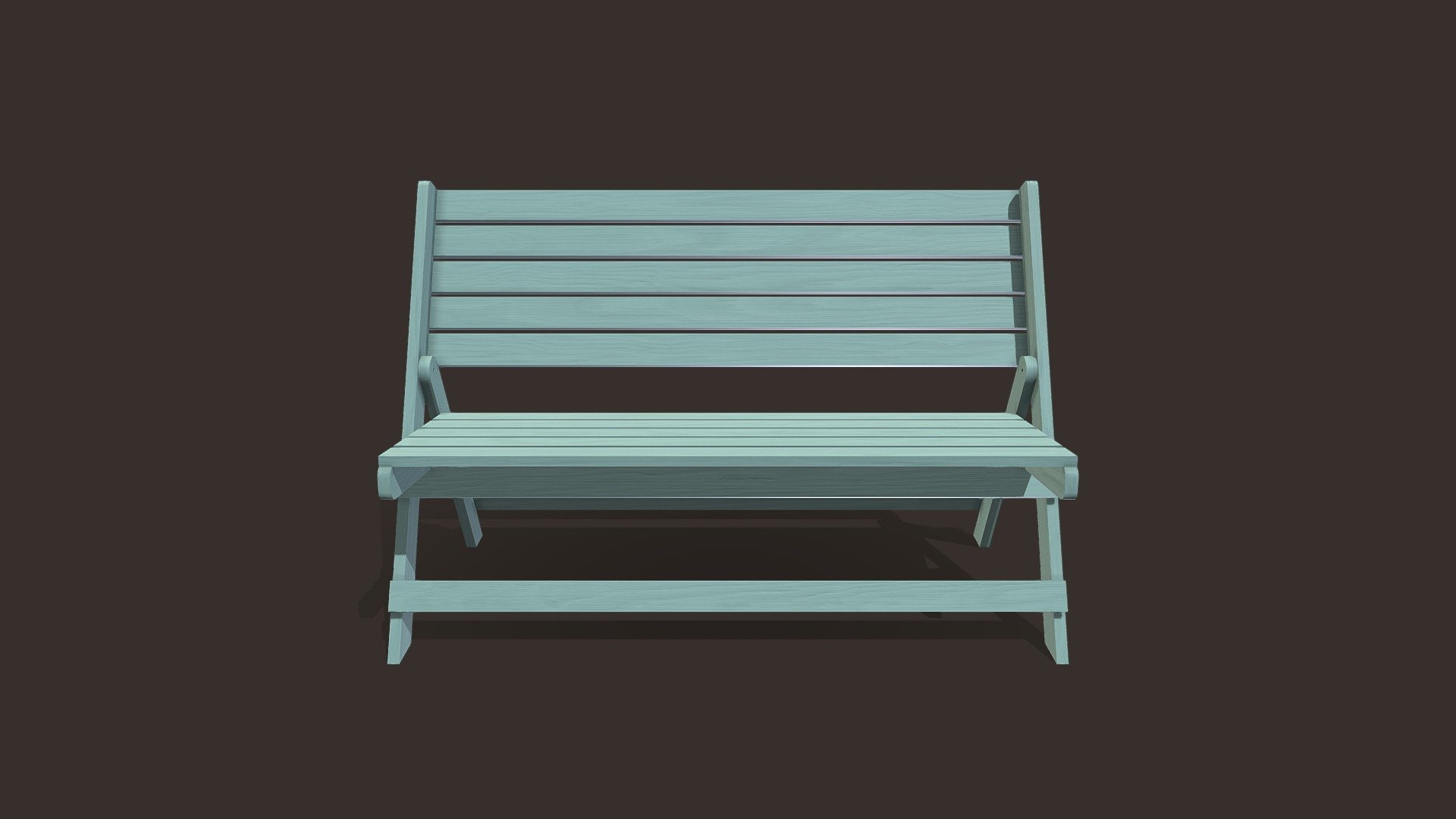 Garden Bench 3d model