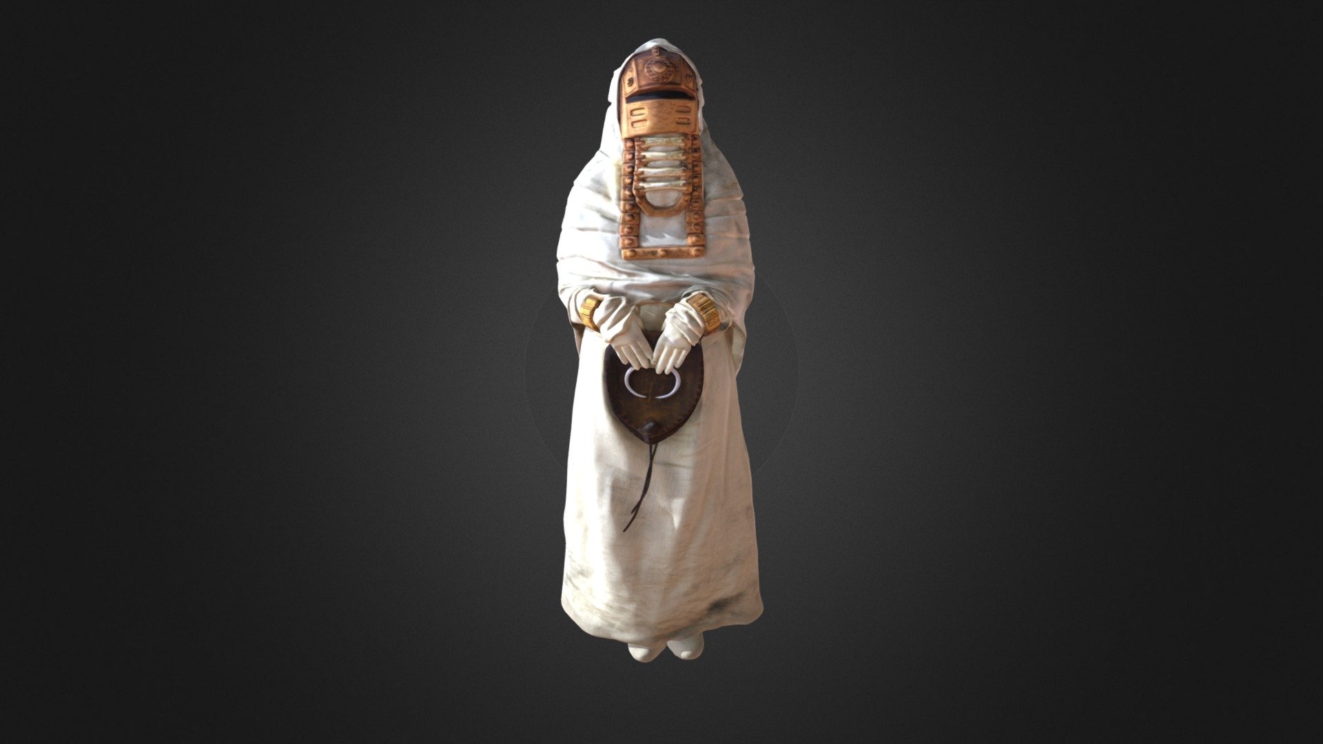 Ancient Priest 3d model