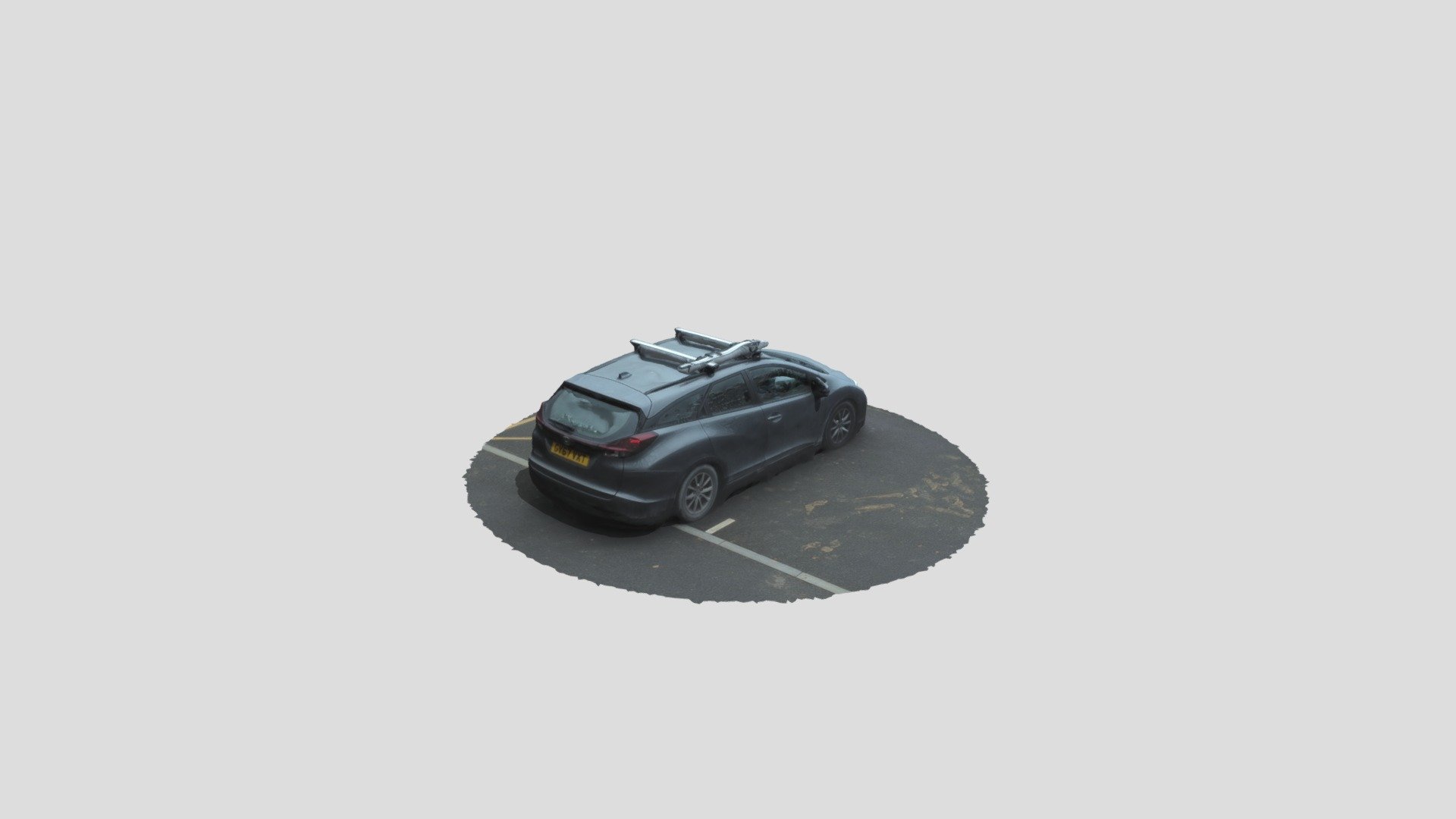 Honda Civic Estate Ortho 3d model