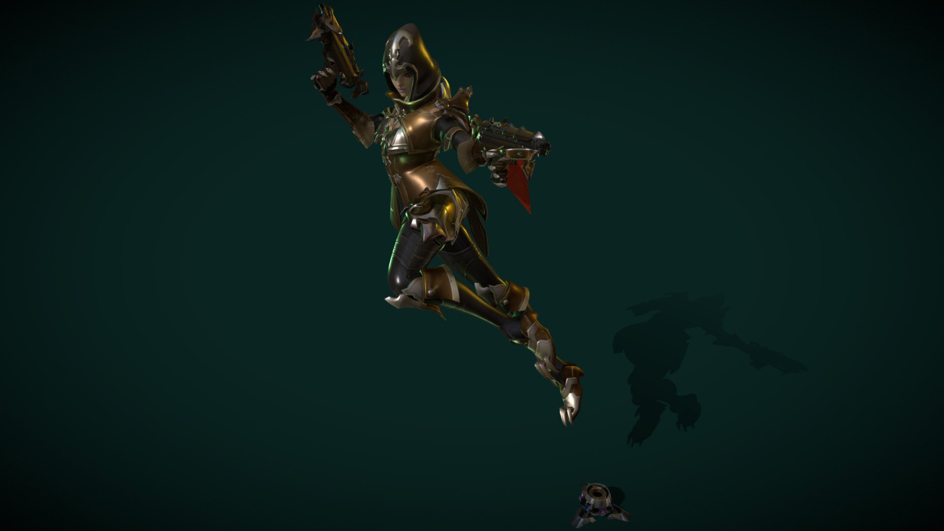 Demon Hunter (Diablo III) Sombra 3d model