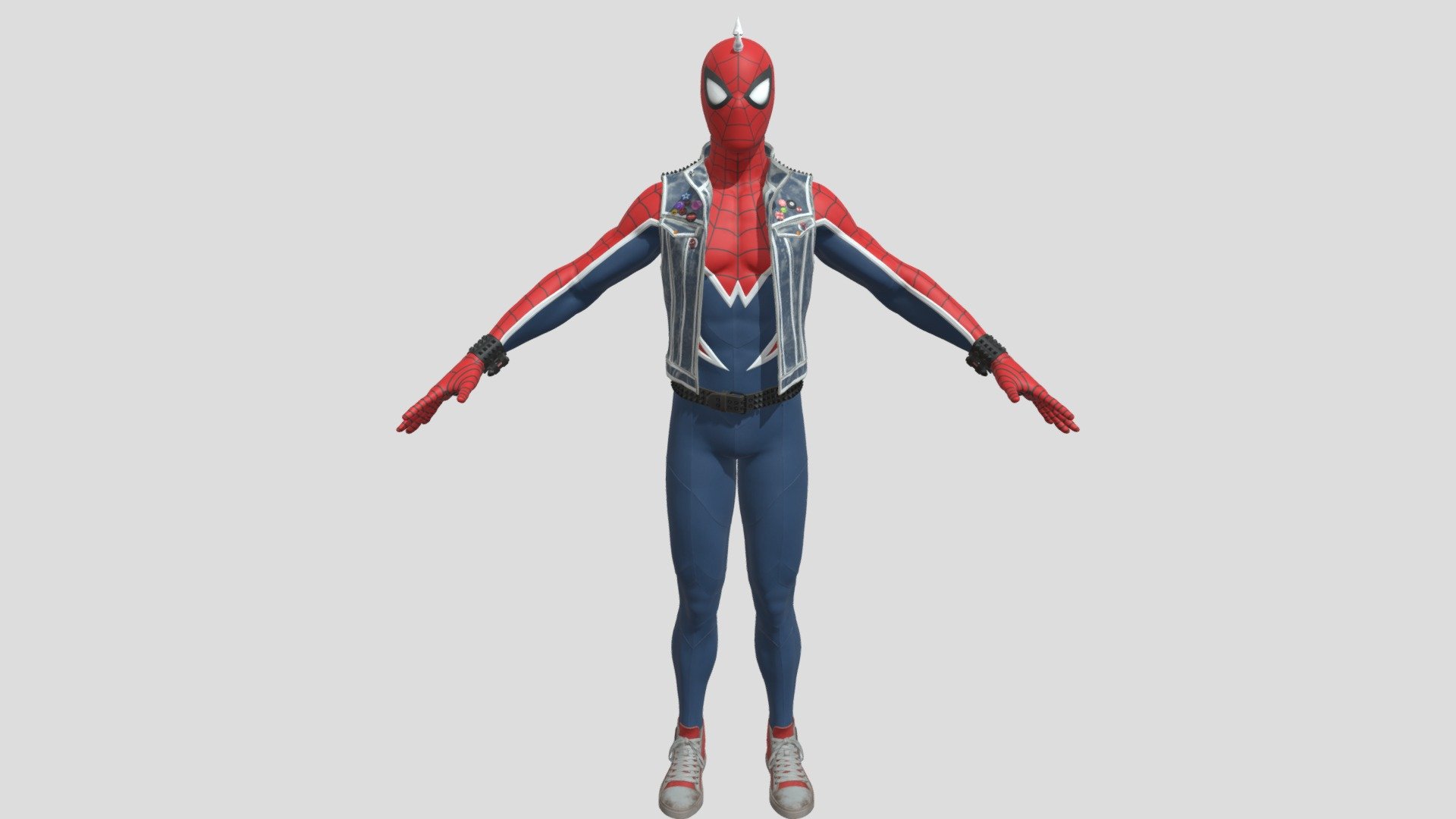 Punk Spiderman(Premium) 3d model