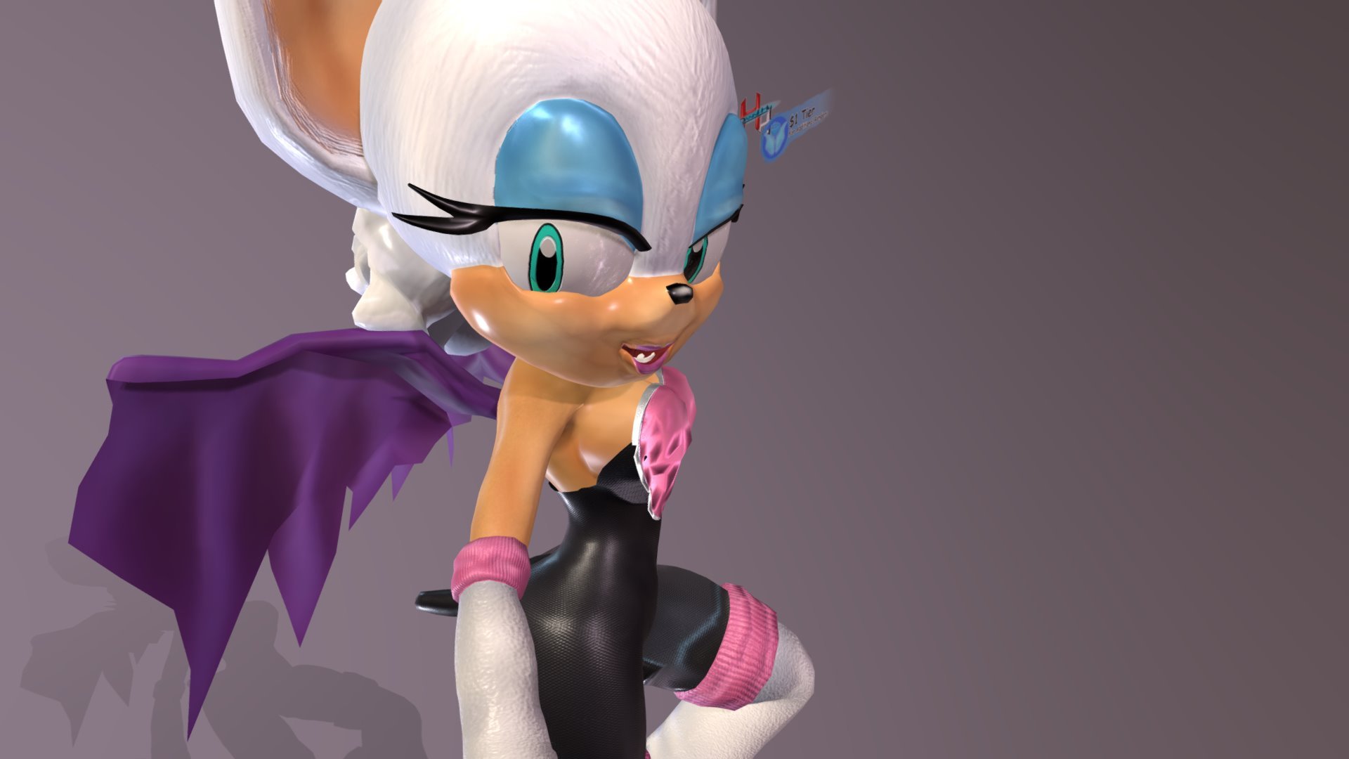 Sneaky Rouge The Bat 3d model