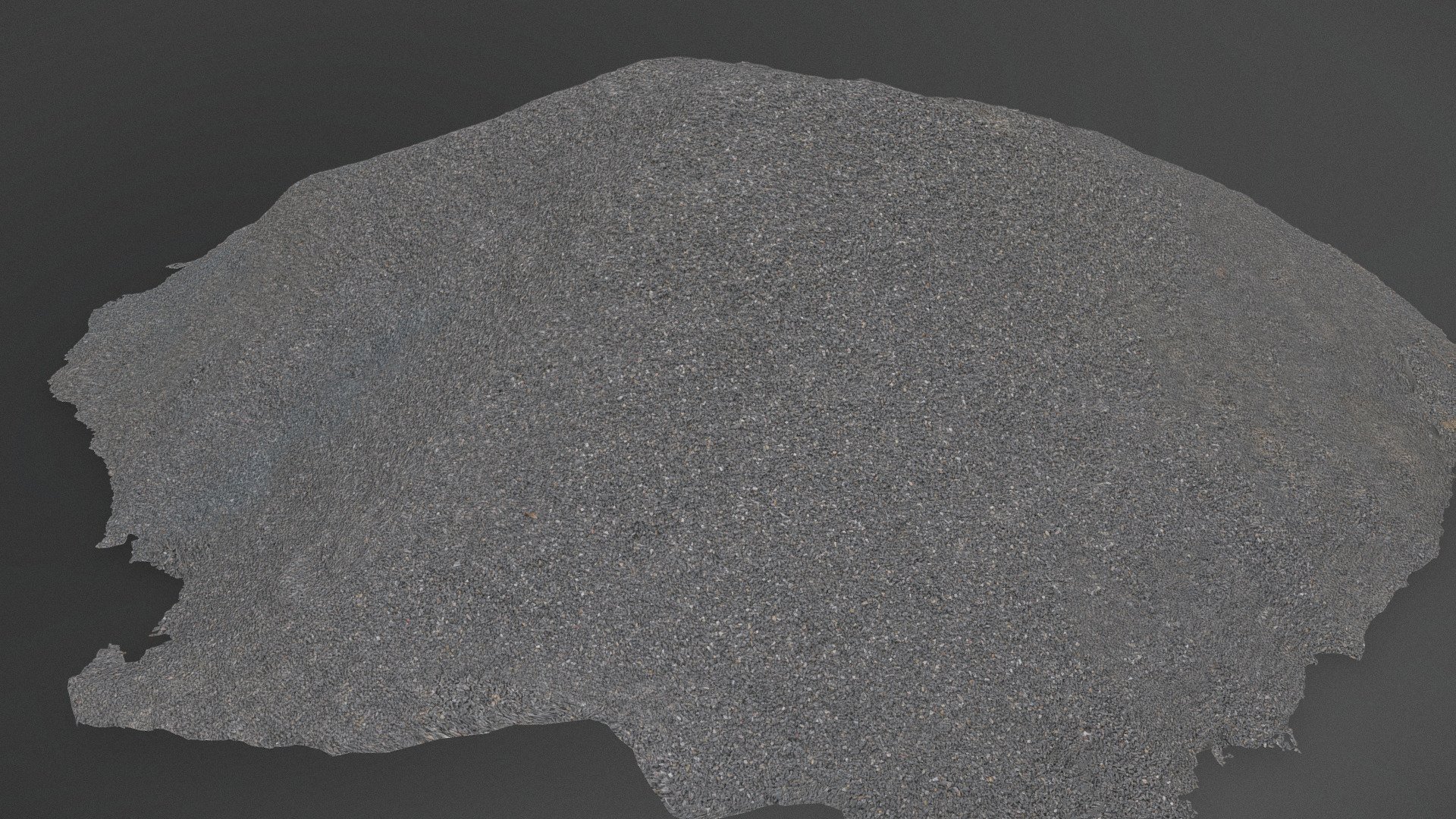 Fine gravel pile 3d model