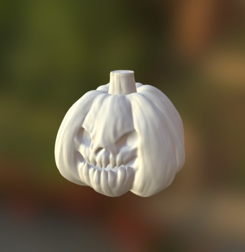 Pumpkin Head 3d model