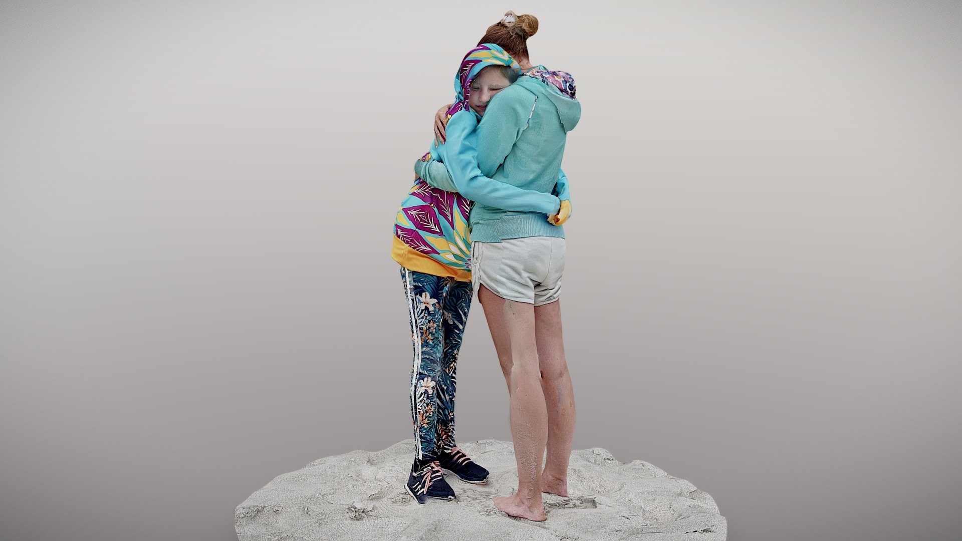 Warm hug 3d model