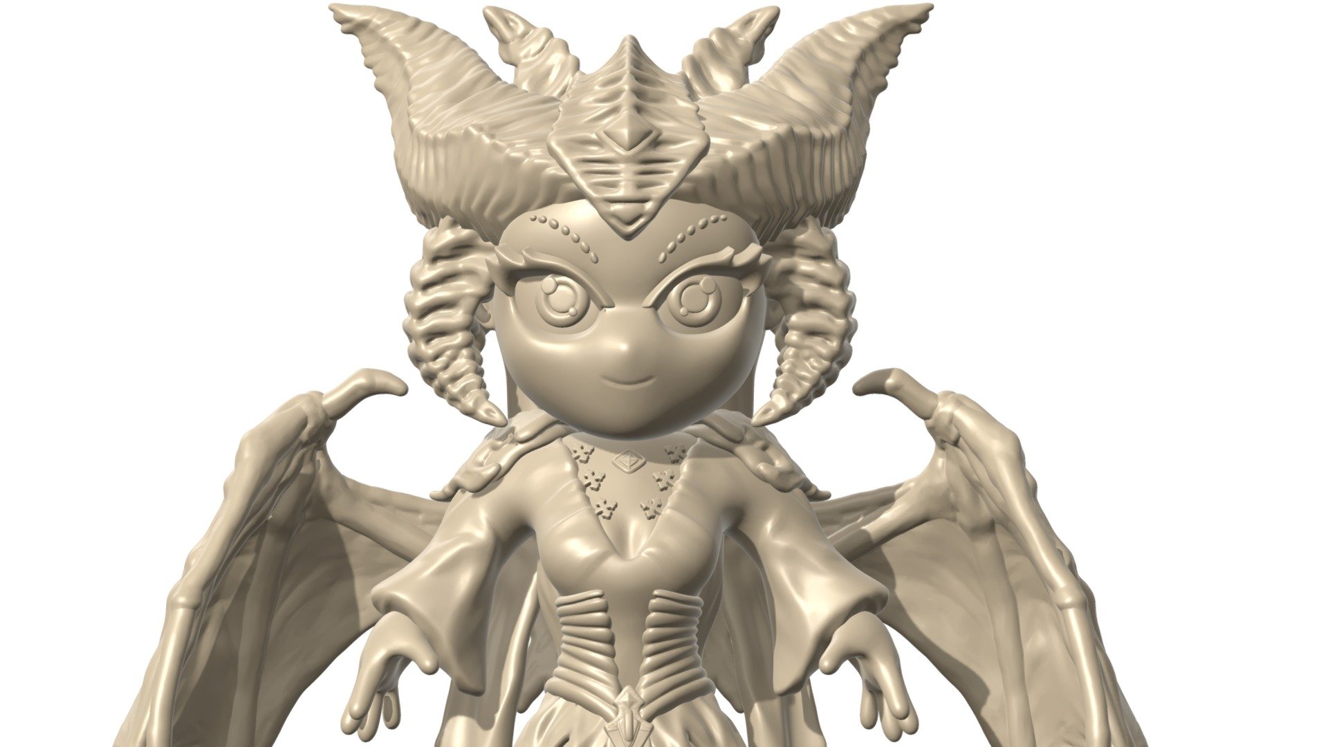 Lilith ( Diablo 4 ) chibi 3d model