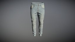 Mens Casual Denim Pant