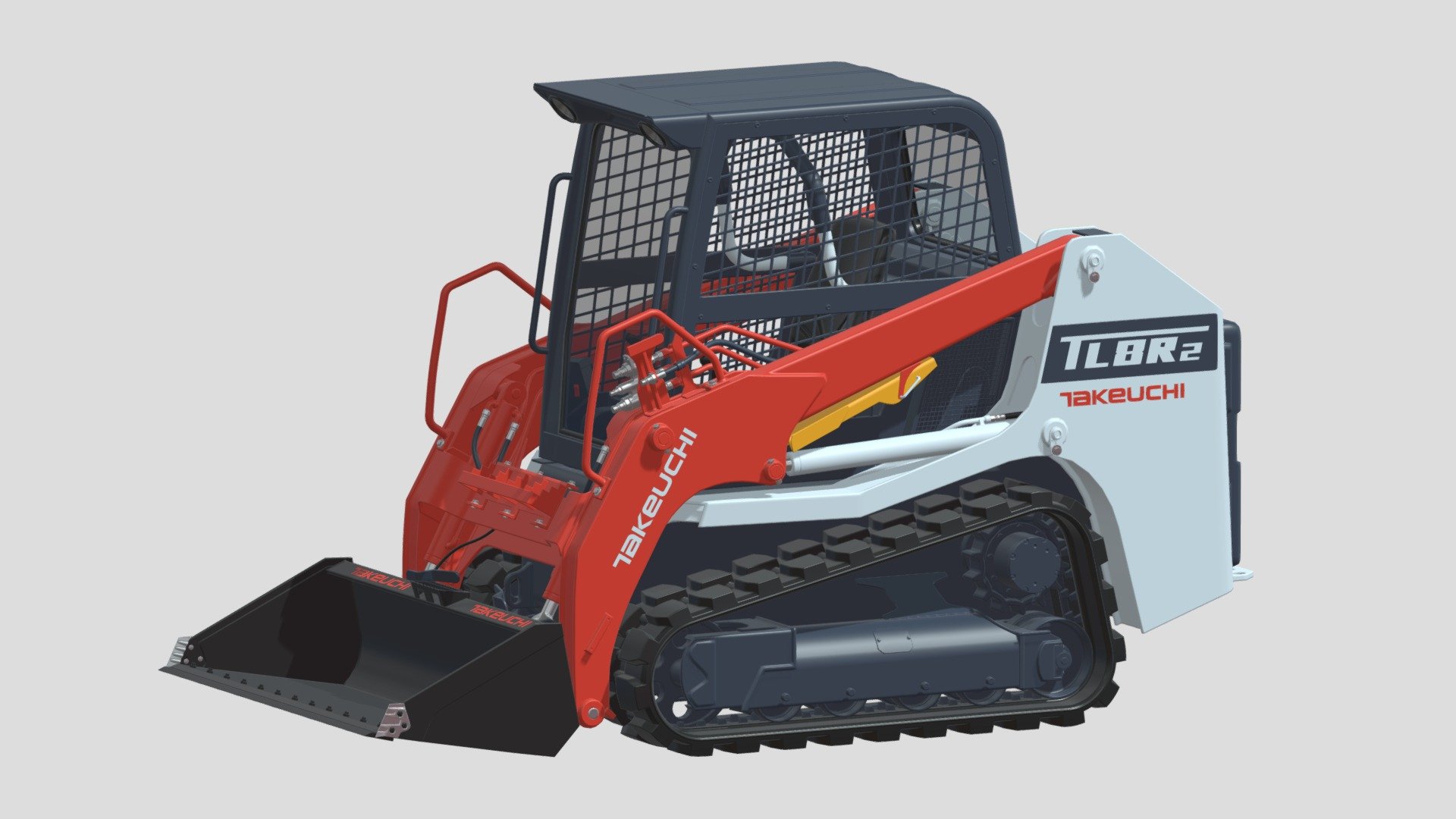 TL8R2 Compact Track Loader 3d model