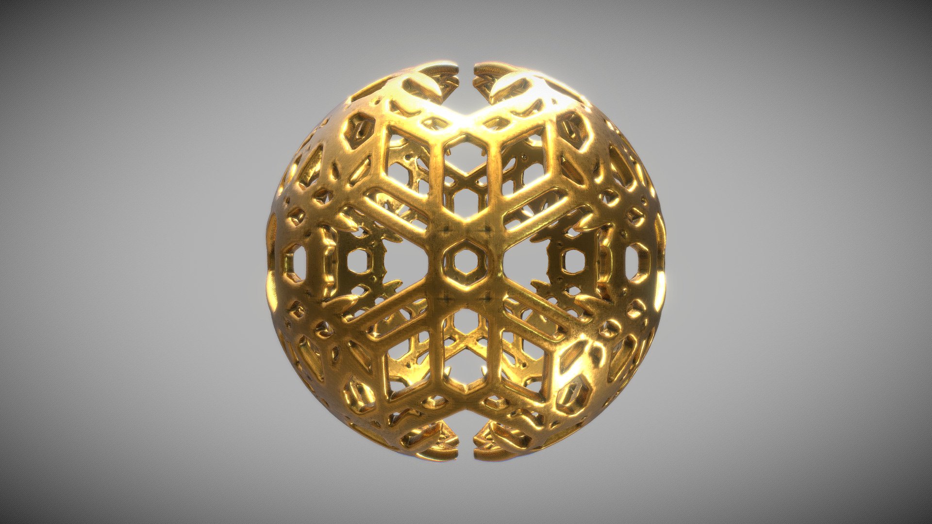 Sphere Mandala Decoration 3d model