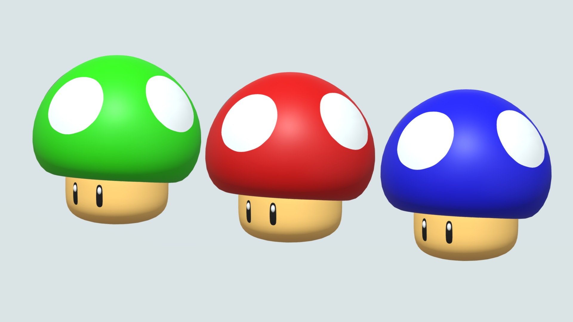 Super Mario Mushroom 3d model