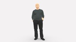 Bald Man Sweater 0523