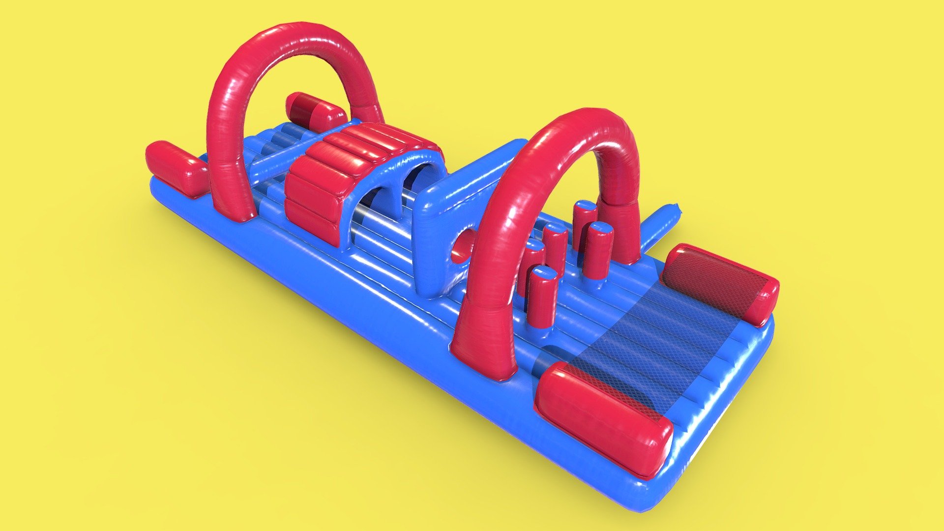 Survival Inflatable Bouncy 3d model