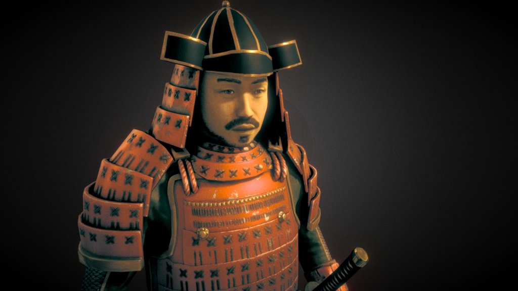 Samurai 3d model